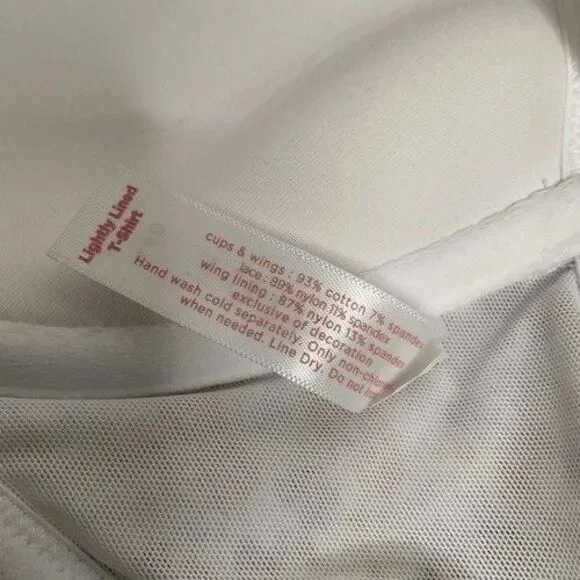 NWOT Cacique Front Close Lined Lightly Bra Women Plus Size 44B Racerback Floral - Picture 3 of 9